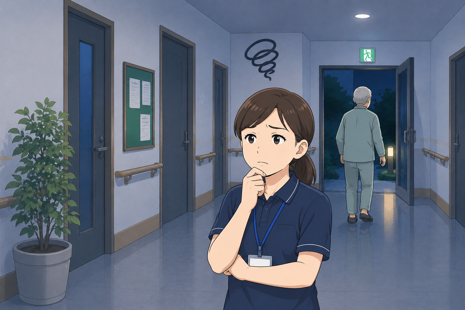 夜間の施設イメージ